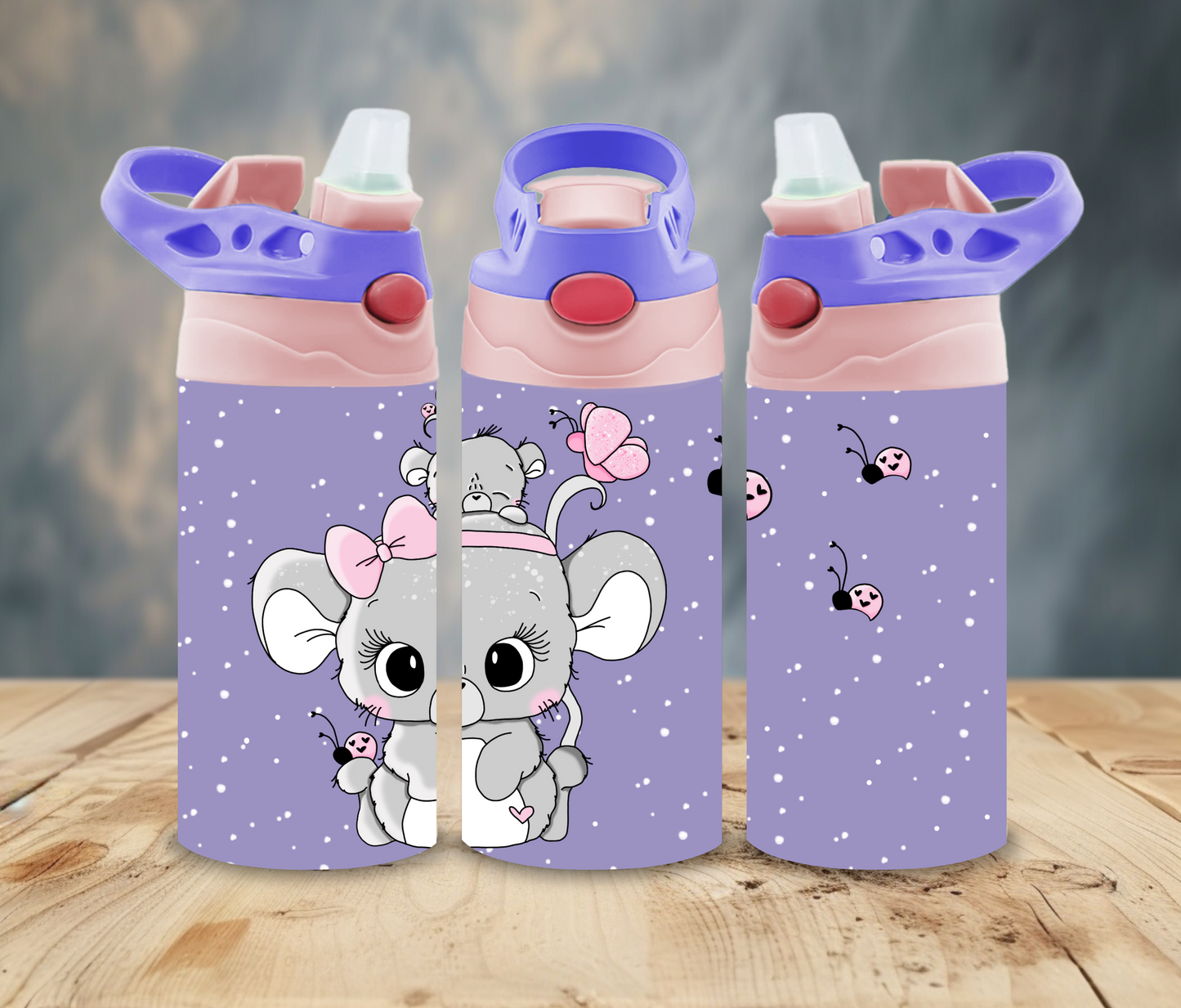 Kinder-Set "Mäuschen lila"