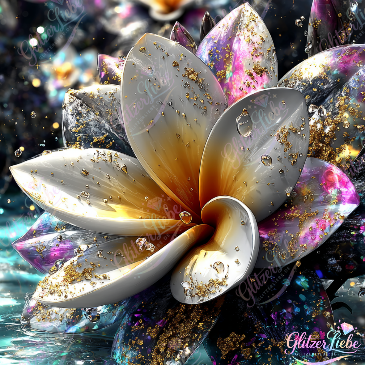 CP "Glitzerblüte“ by Lisa Morgan