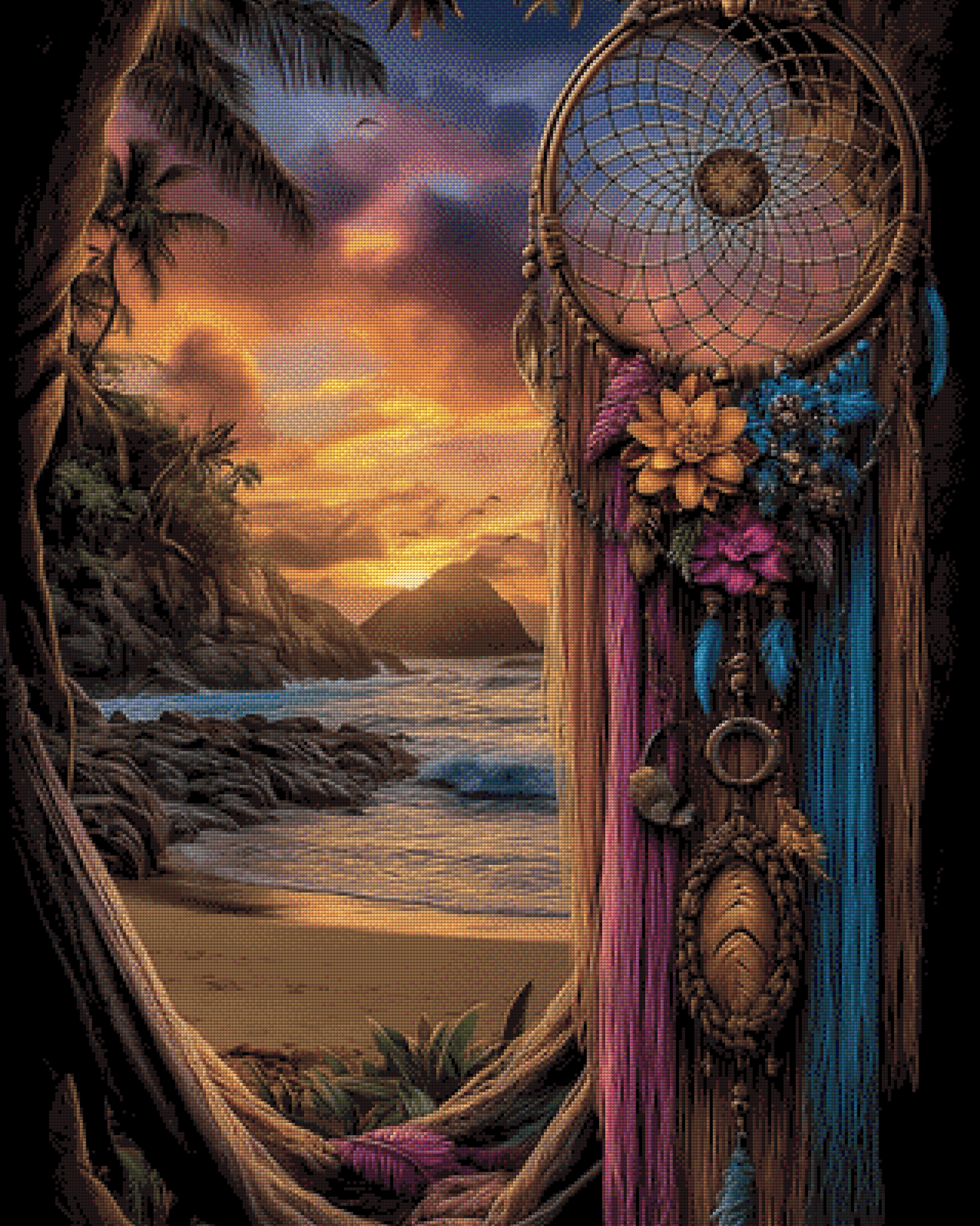 Diamond Painting "Seelenreise" byCleoDora 80x105 cm, 197 Farben, Vorbestellung