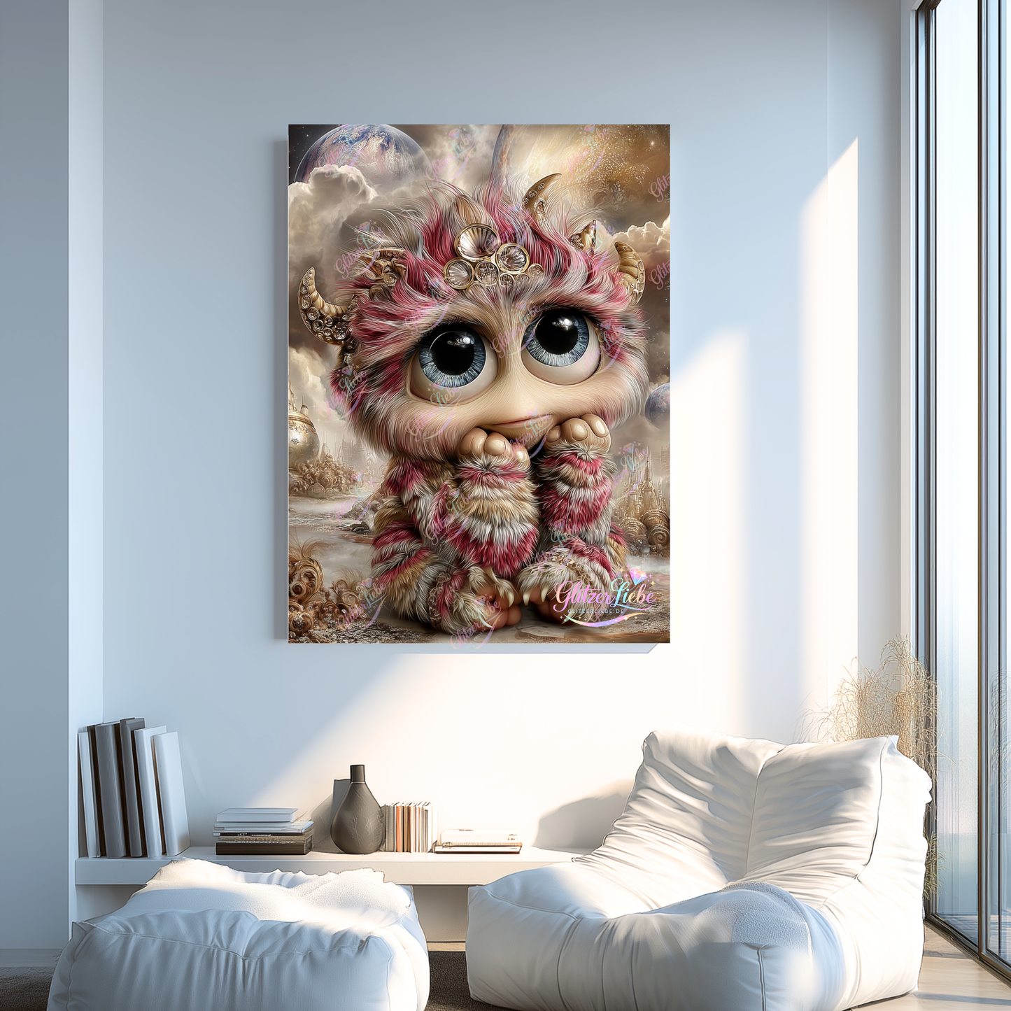 Diamond Painting "Moriel" by CleoDora, 60x80 cm, 143 Farben, Vorbestellung