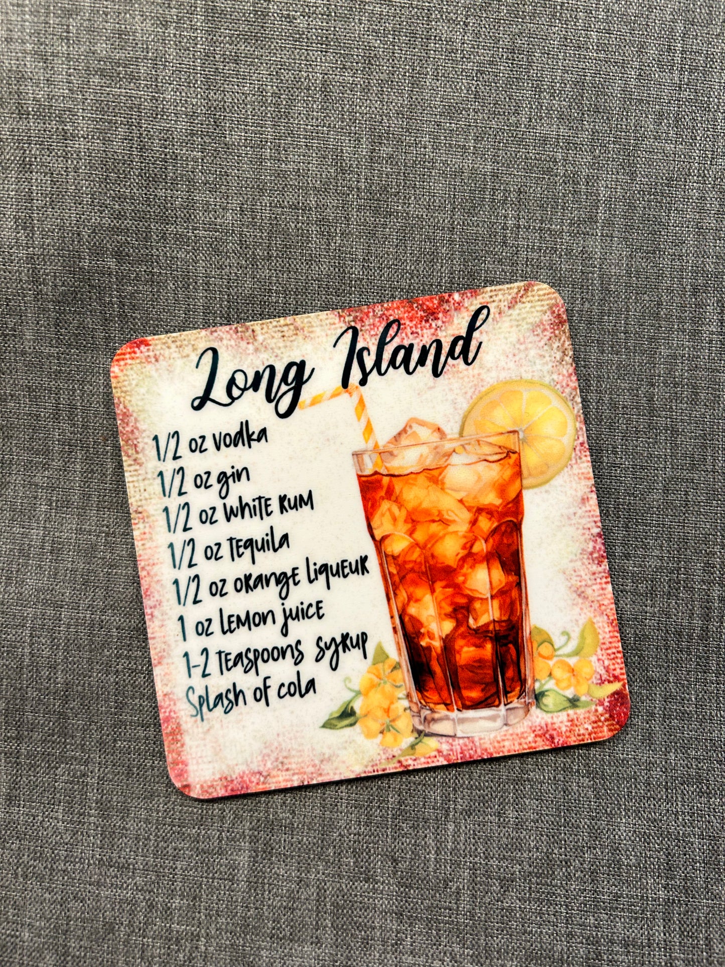 Tassen/Glasuntersetzer sublimiert "Long Island"