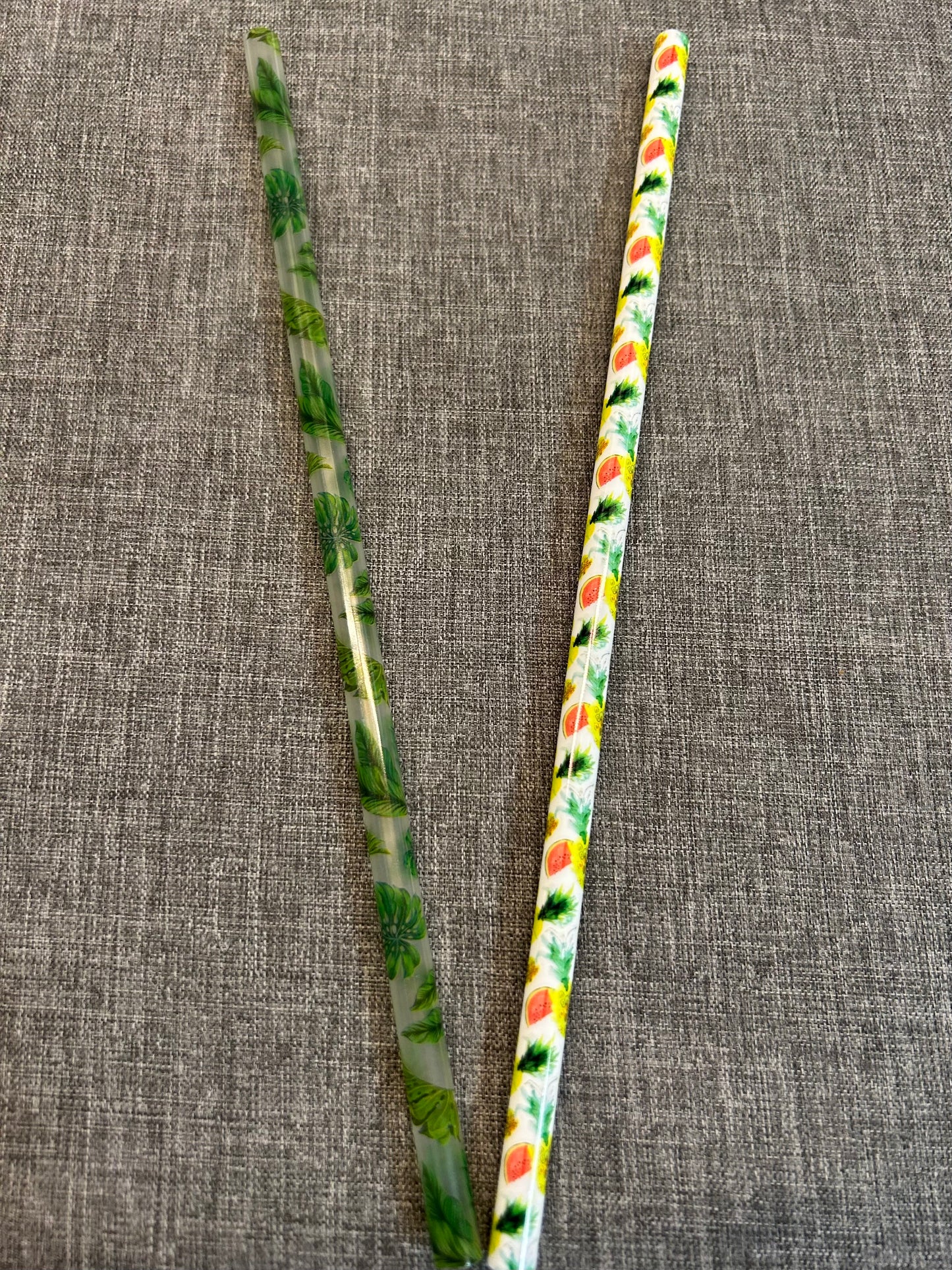 Trinkhalm "Ananas + Blätter"
