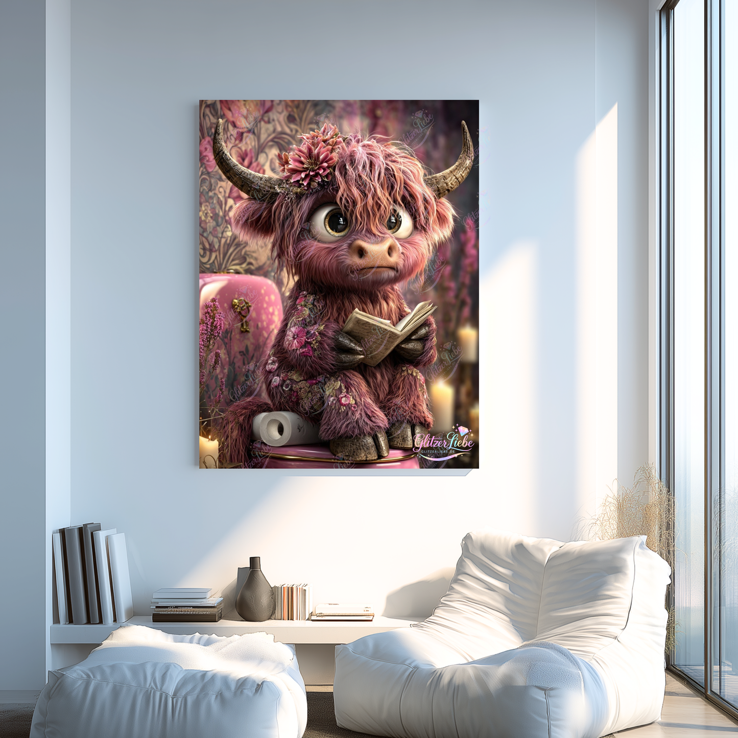 Diamond Painting „Lucy" by Funkel-Fieber 75x90cm mit 145 Farben, Vorbestellung