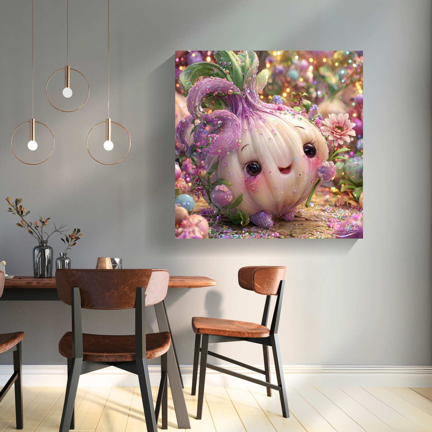 Diamond Painting "Der kleine Gartenzauber" by Lisa Morgan 80x80, 210 Farben, Vorbestellung
