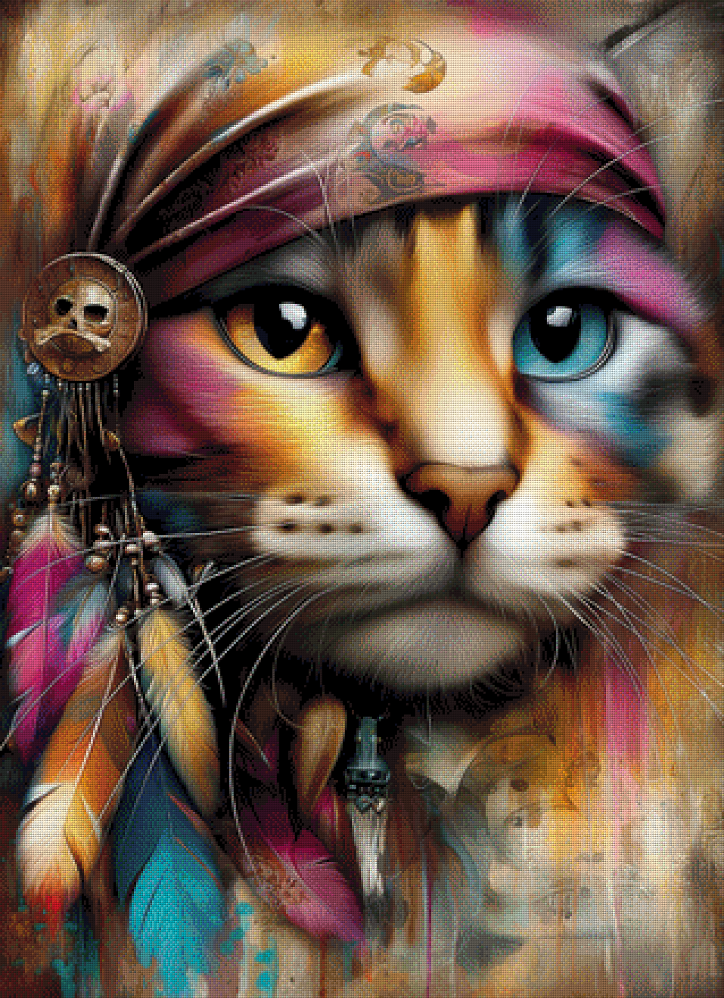 Diamond Painting "Maja" by CleoDora, 80x110 cm, 234 Farben, Vorbestellung