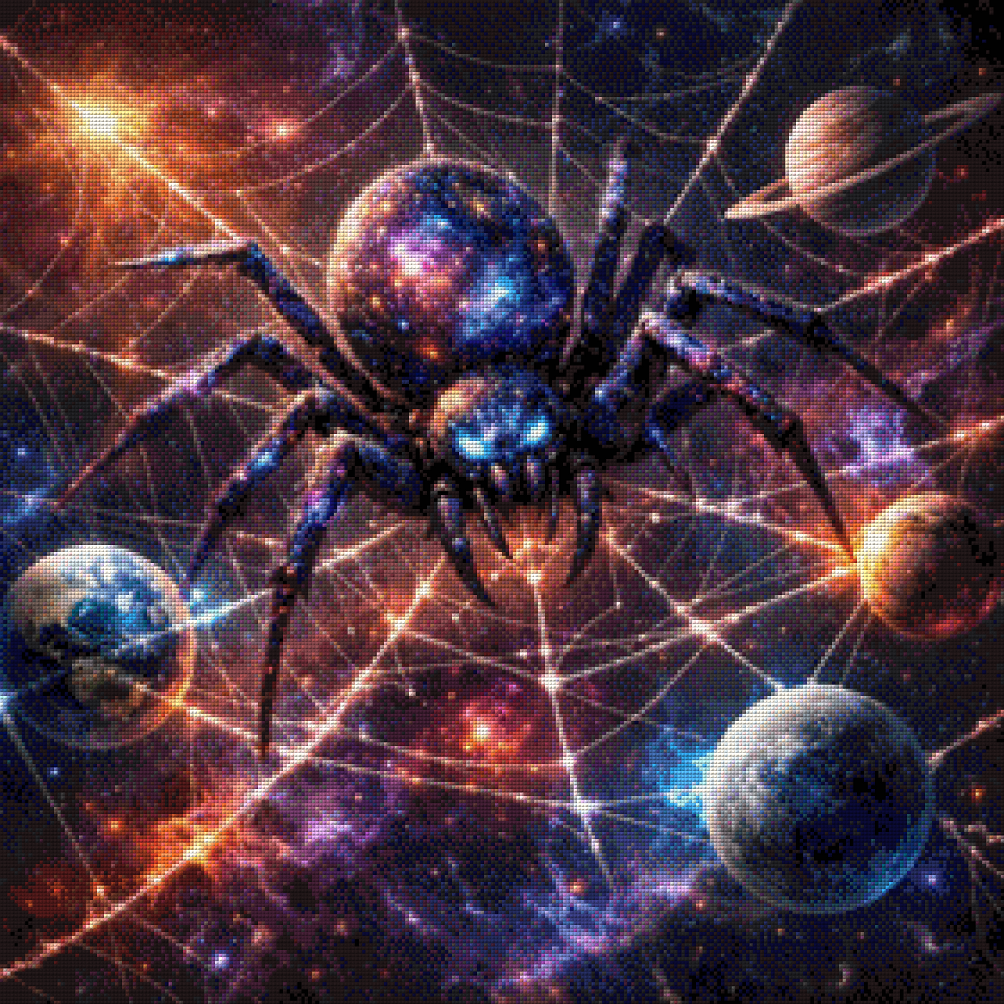 Diamond Painting "Galaxithra" by ALKIRA 70x70 cm, 127 Farben, Vorbestellung
