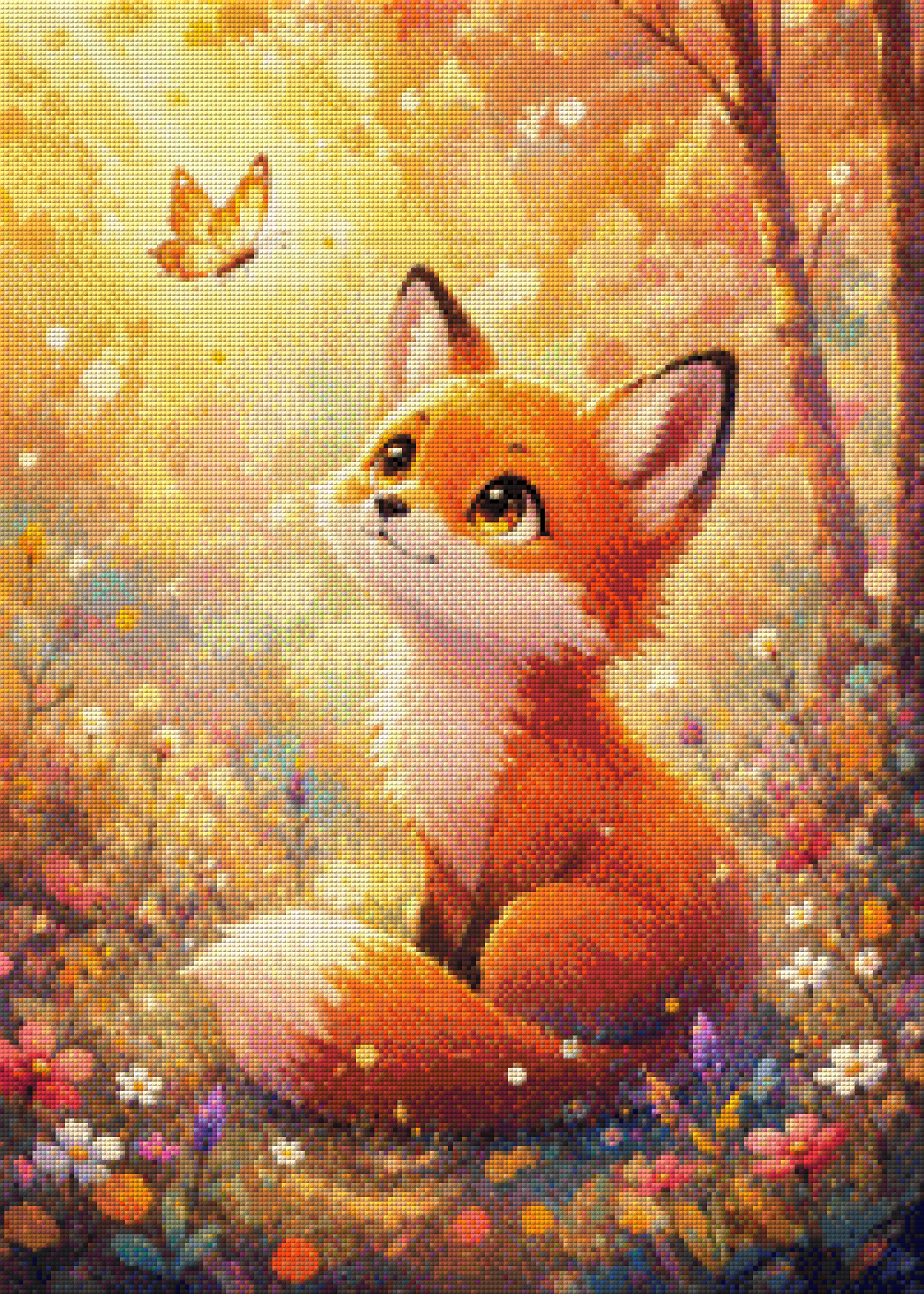 Diamond Painting "Kupferherz" by tiki_DIAMONDS.ai, 50x70 cm, 114 Farben, Vorbestellung
