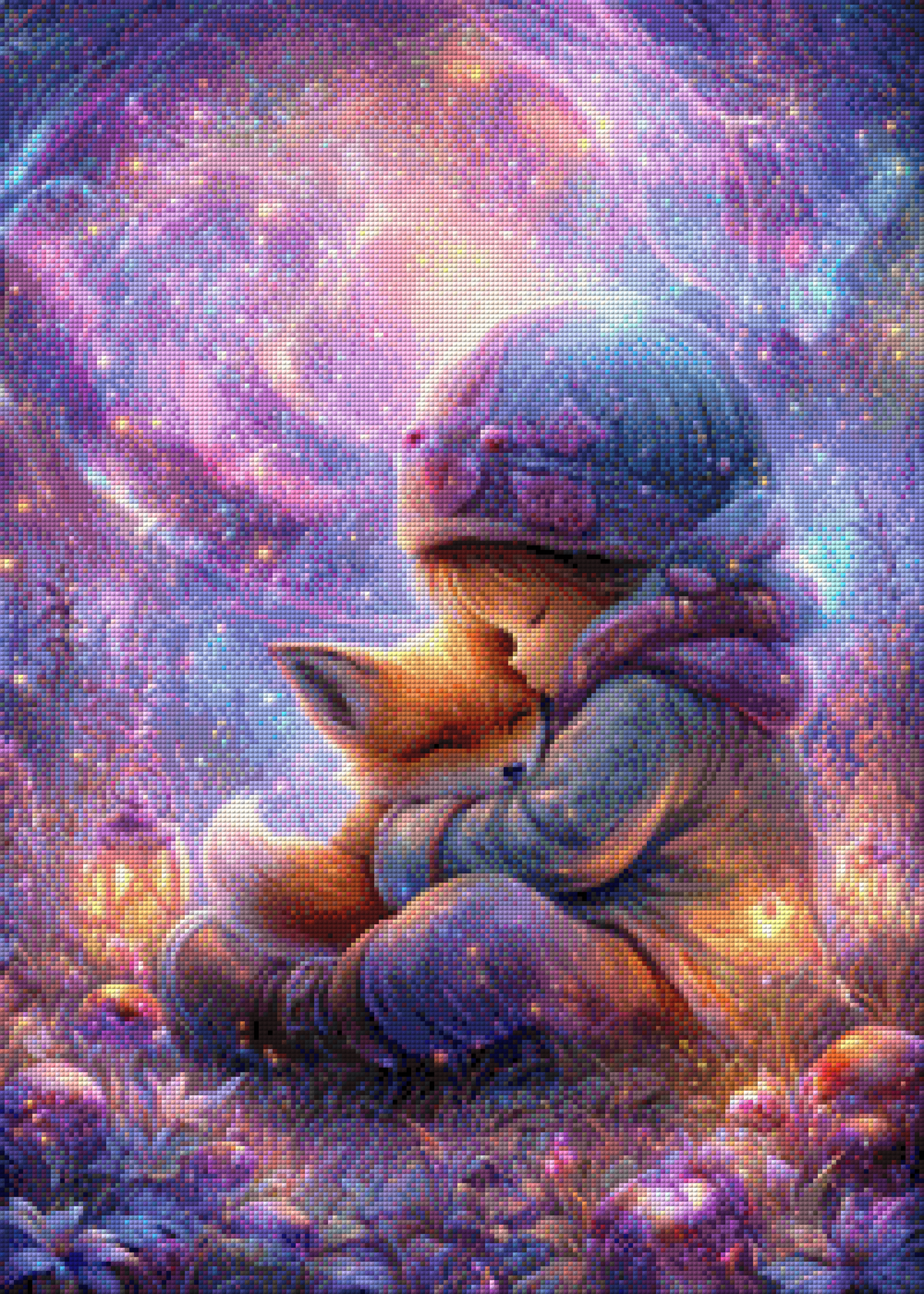 Diamond Painting "Glücksmoment" by sweet_loco_ai, 50x70 cm, 149 Farben, Vorbestellung