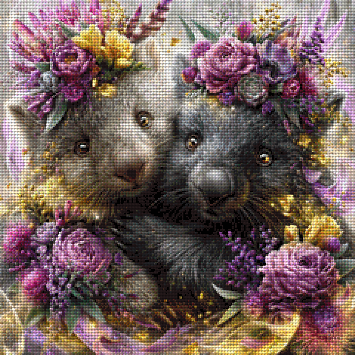 Diamond Painting "Zimt & Zucker" by Lisa Morgan 60x60 cm, 179 Farben, Vorbestellung