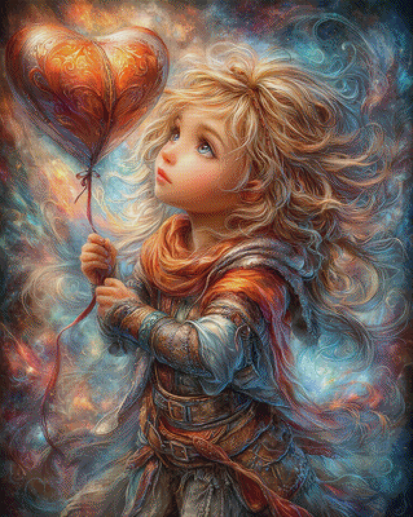Diamond Painting "Herzenskind" by Funkel Fieber, 80x100 cm, 281 Farben, Vorbestellung