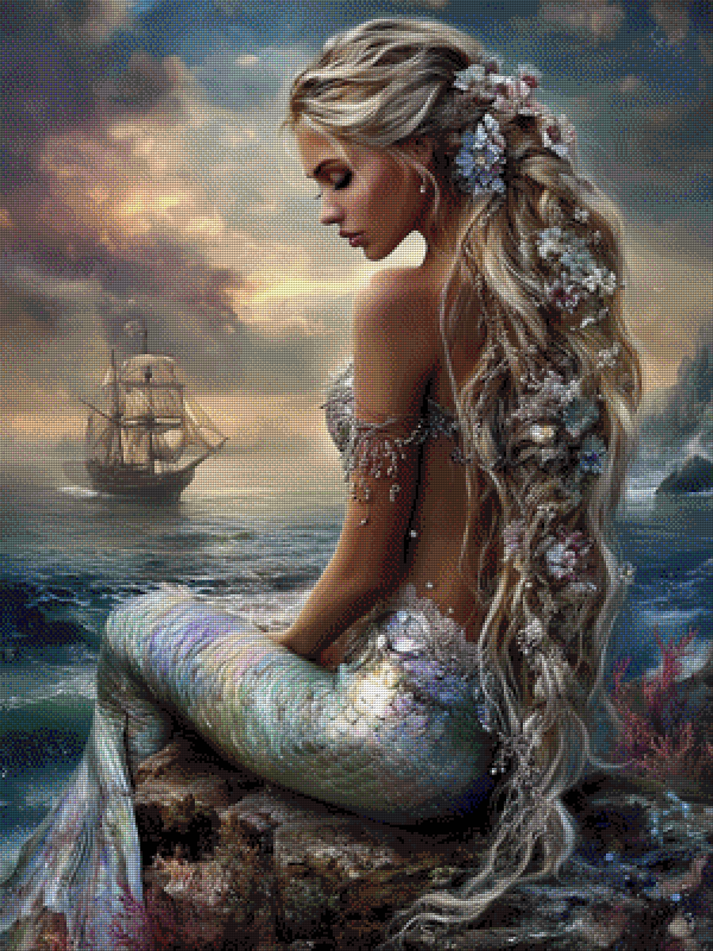 Diamond Painting "Sirens Whisper" by Maggie 75x100 cm, 164 Farben, Vorbestellung