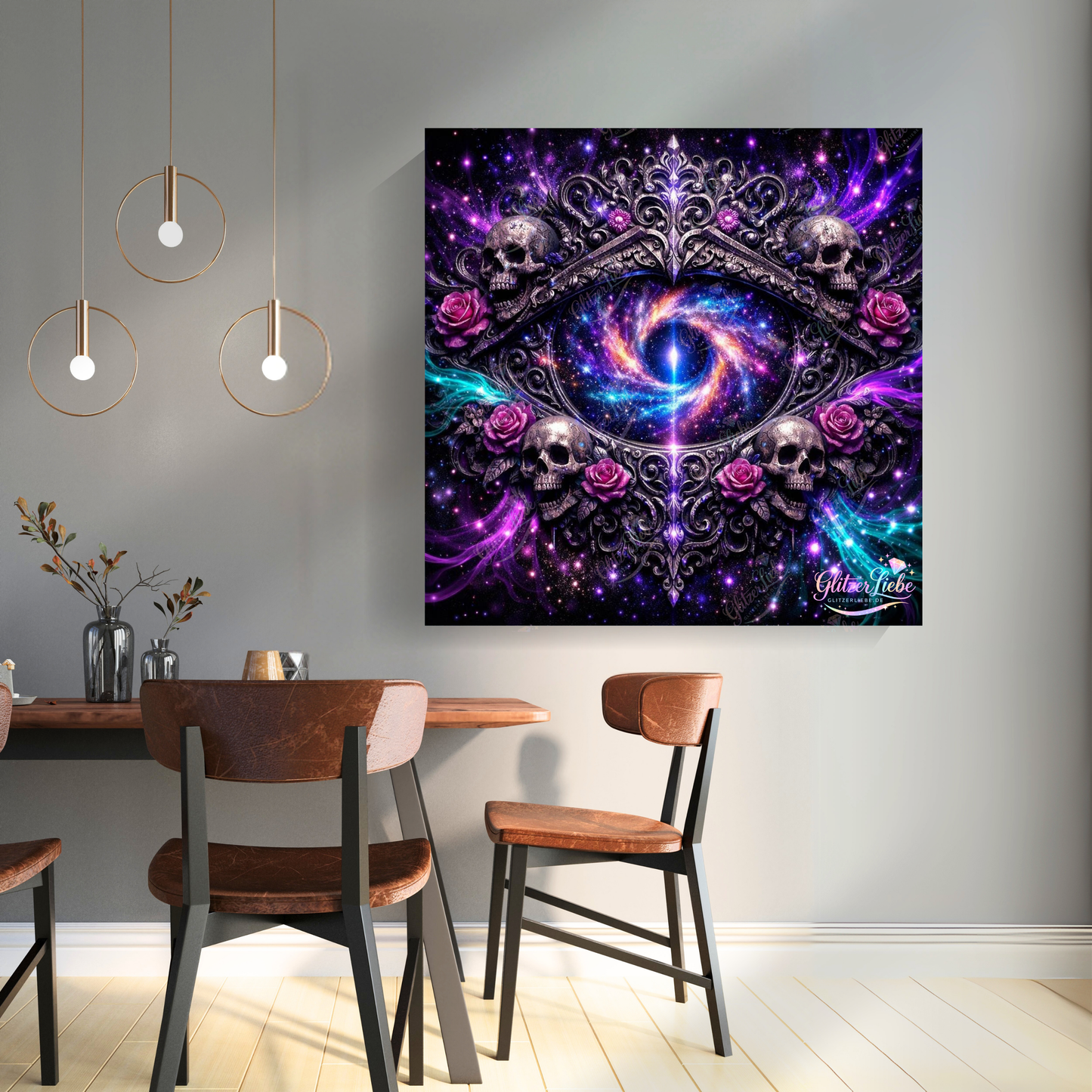 Diamond Painting "Portal of the Damned" by ALKIRA 85x85 cm mit 228 Farben, Vorbestellung
