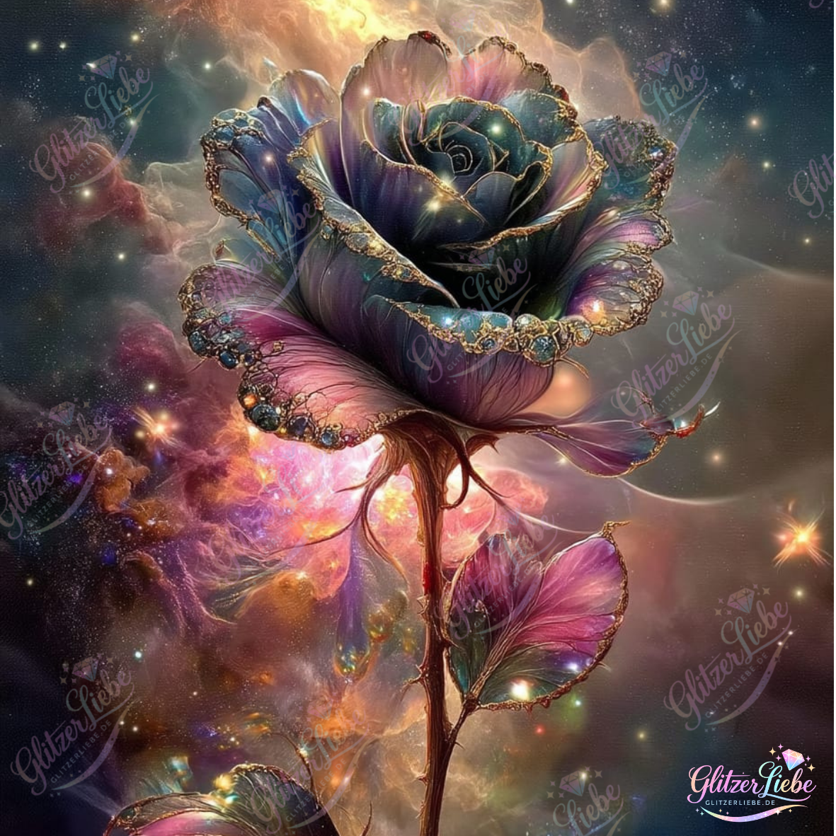 CP "Rose der Sternenträume" by ManuVany A.i