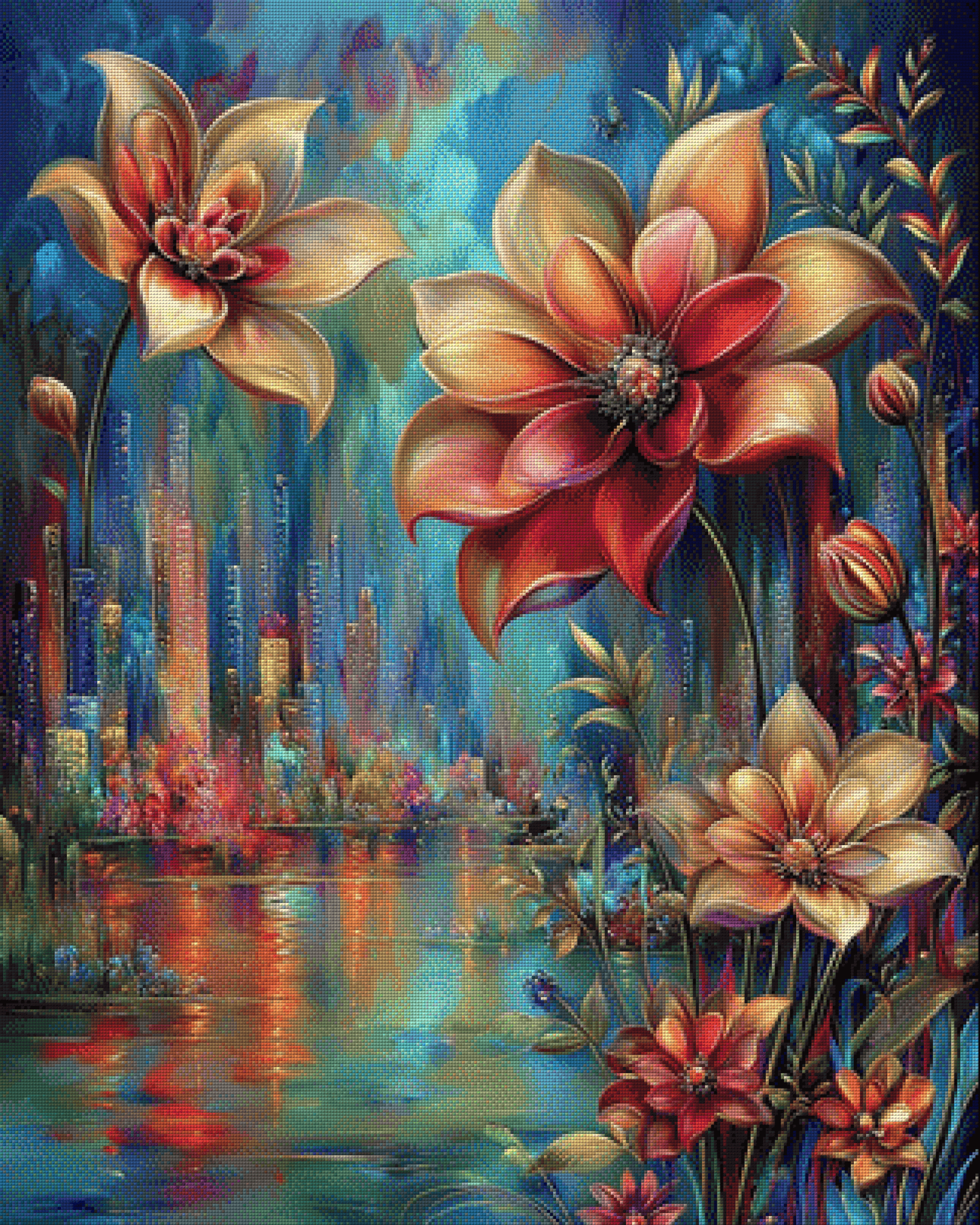 Diamond Painting "Velvet Skyline" by Maggie 80x100 cm, 324 Farben, Vorbestellung