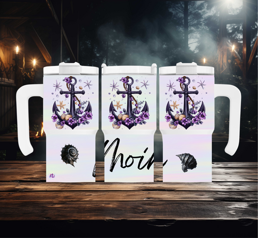 "Moin" Mini Thermo-Cup (20oz) mit Henkel