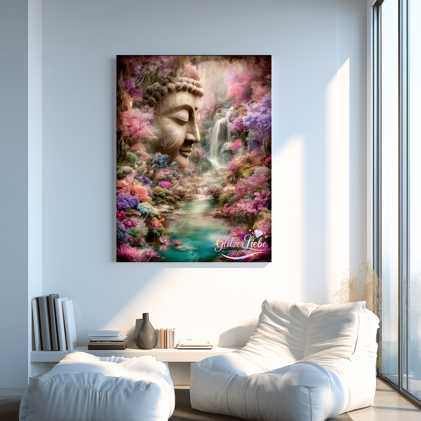Diamond Painting "Ewige Harmonie" by CleoDora, 60x80 cm, 150 Farben, Sofortkauf (alter Hersteller)