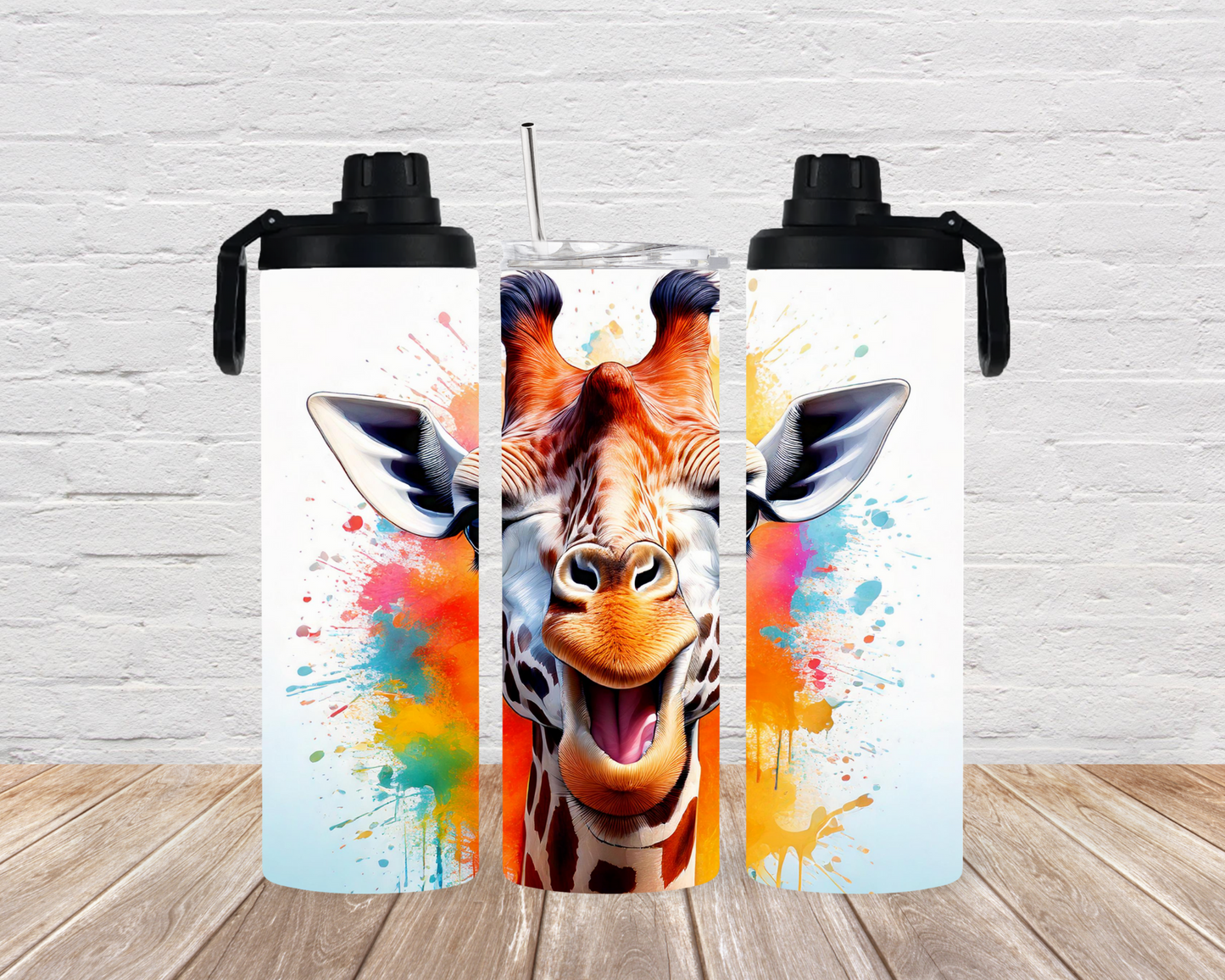 "Giraffe watercolor"