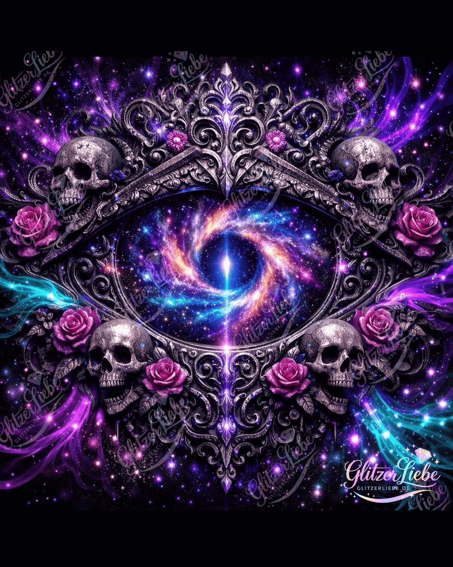 Diamond Painting "Portal of the Damned" by ALKIRA 85x85 cm mit 228 Farben, Vorbestellung