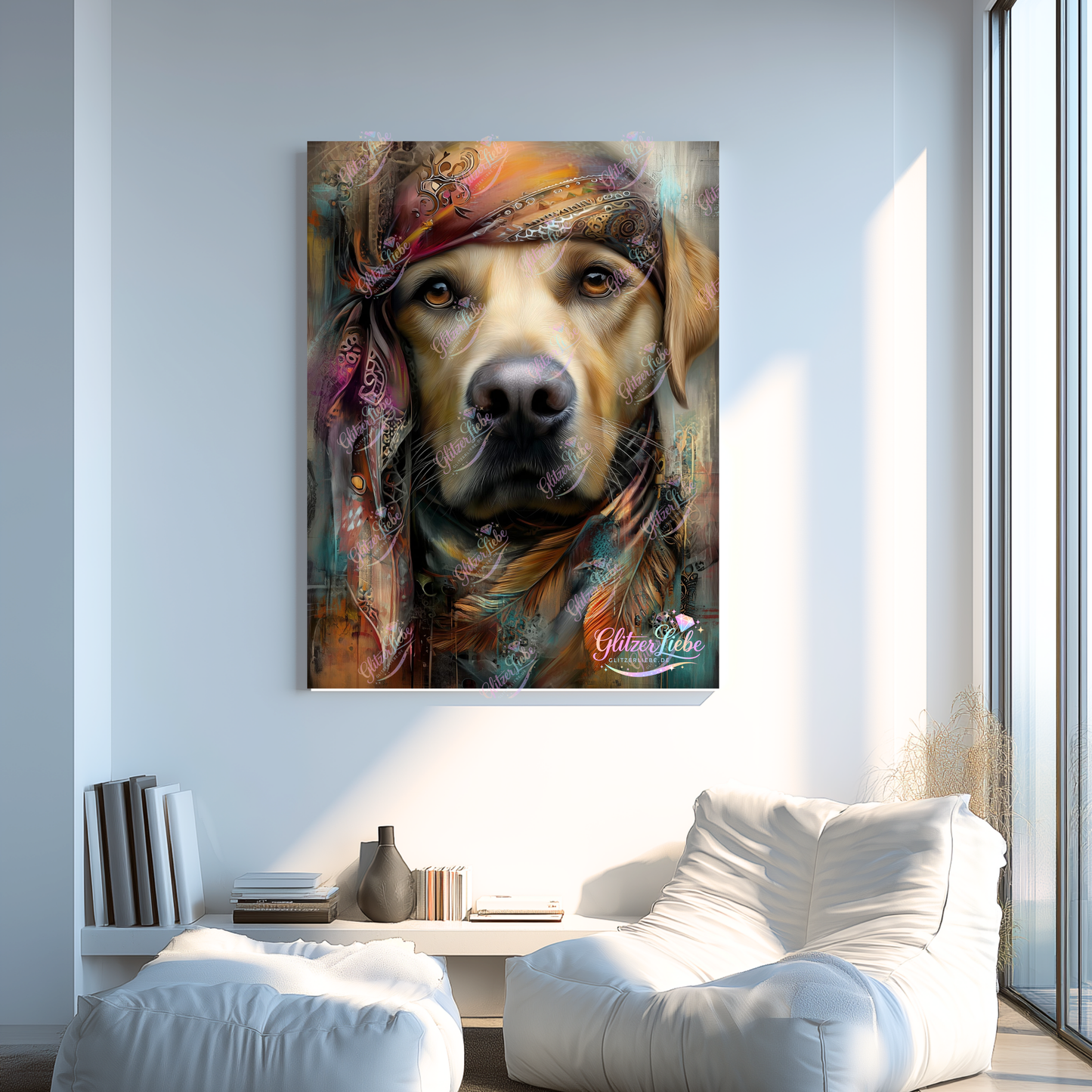 Diamond Painting "Luna" by CleoDora, 80x110 cm, 271 Farben, Vorbestellung