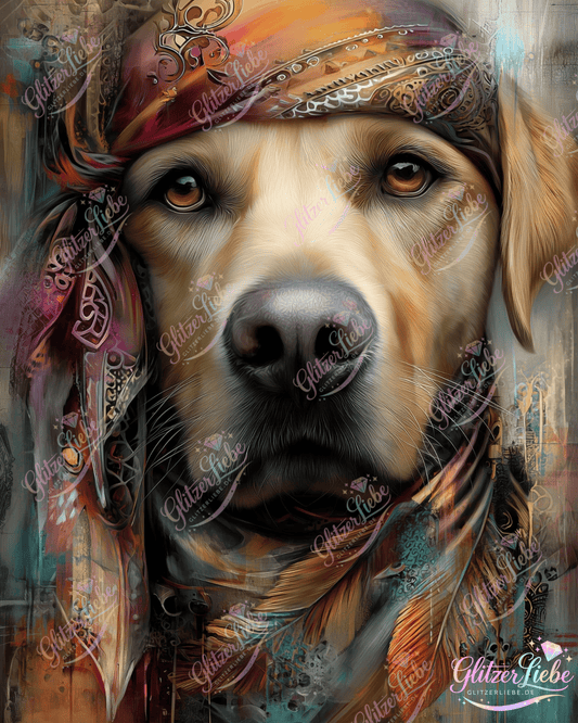 Diamond Painting "Luna" by CleoDora, 80x110 cm, 271 Farben, Vorbestellung