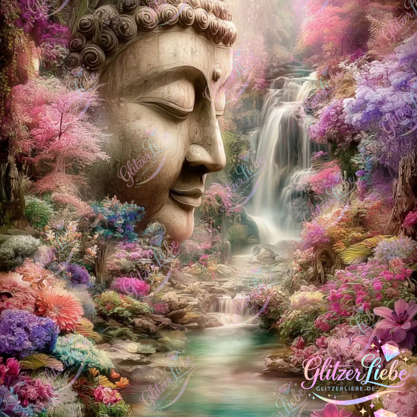 Diamond Painting "Ewige Harmonie" by CleoDora, 60x80 cm, 150 Farben, Sofortkauf (alter Hersteller)
