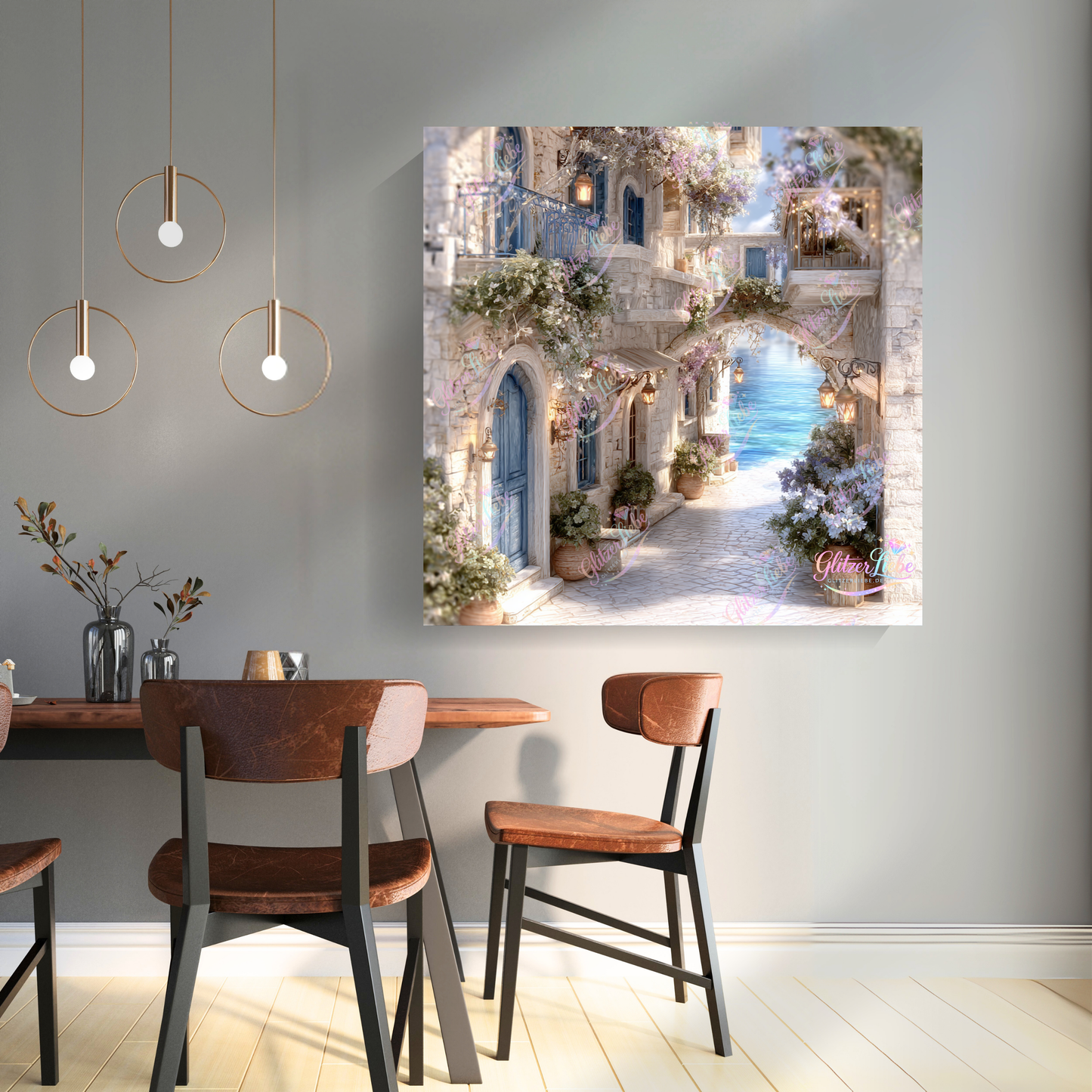 Diamond Painting "Sommerlicht am Meer" by Lisa Morgan 85x85 cm, 218 Farben, Vorbestellung