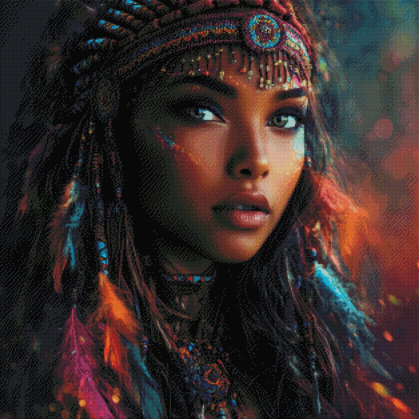 Diamond Painting "Spirit of light" 60x60, 80 Farben, Vorbestellung