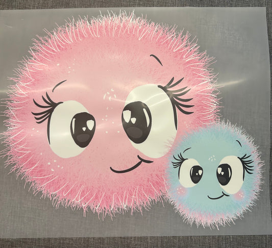 Bügelbild "Fluffies"