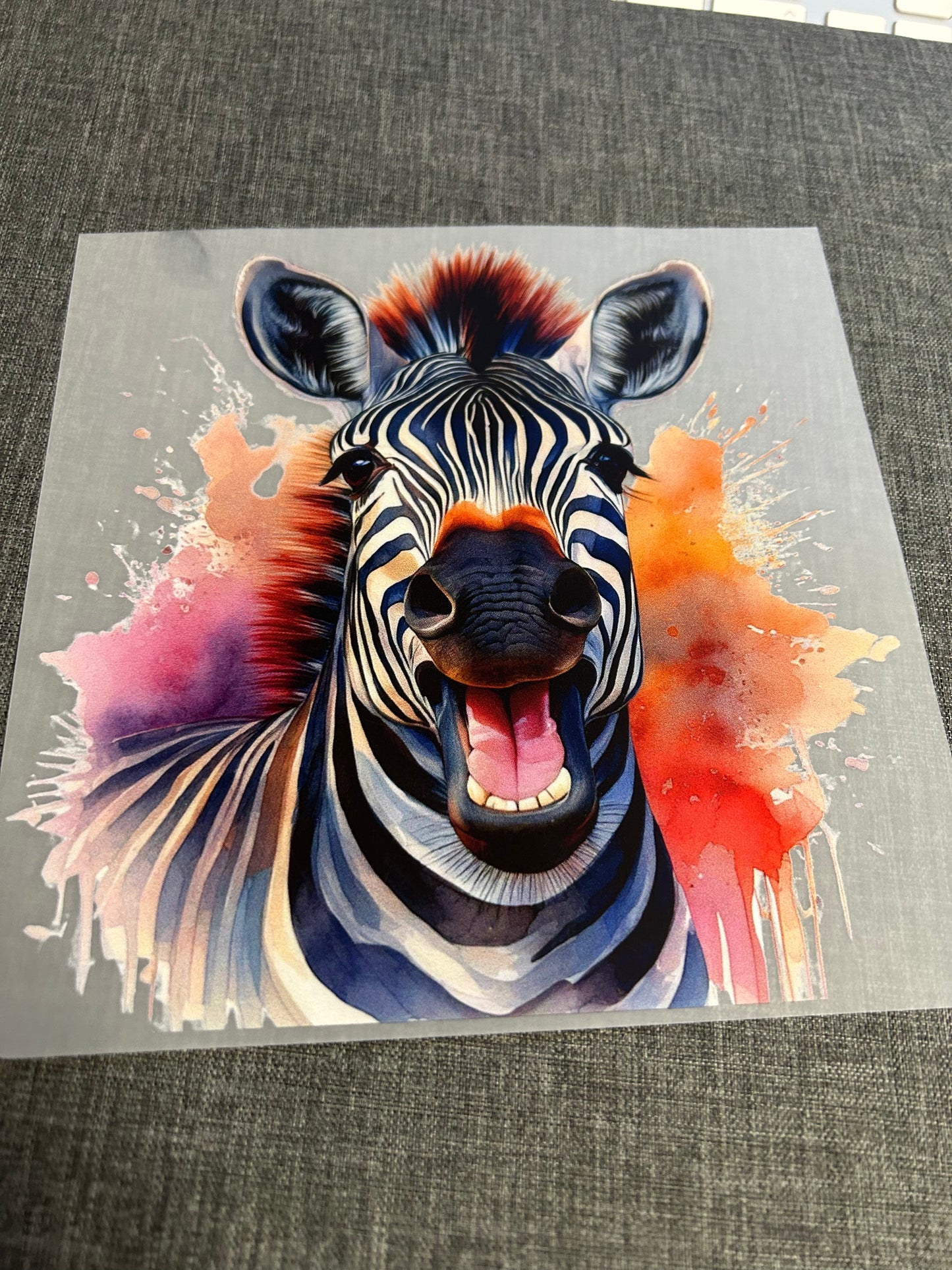 Bügelbild "Zebra"