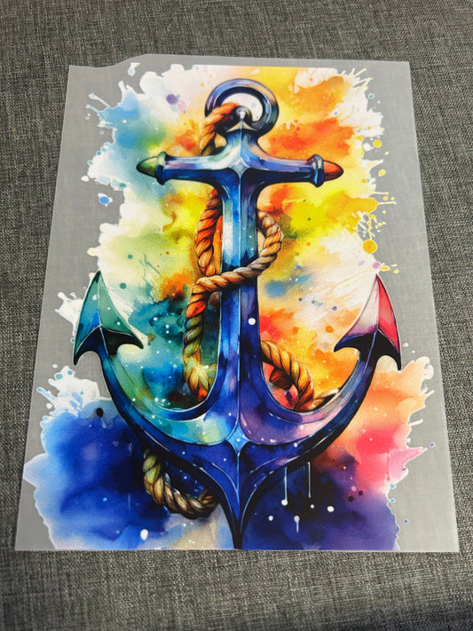 Bügelbild "Anker"