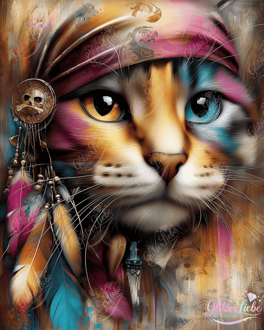Diamond Painting "Maja" by CleoDora, 80x110 cm, 234 Farben, Vorbestellung