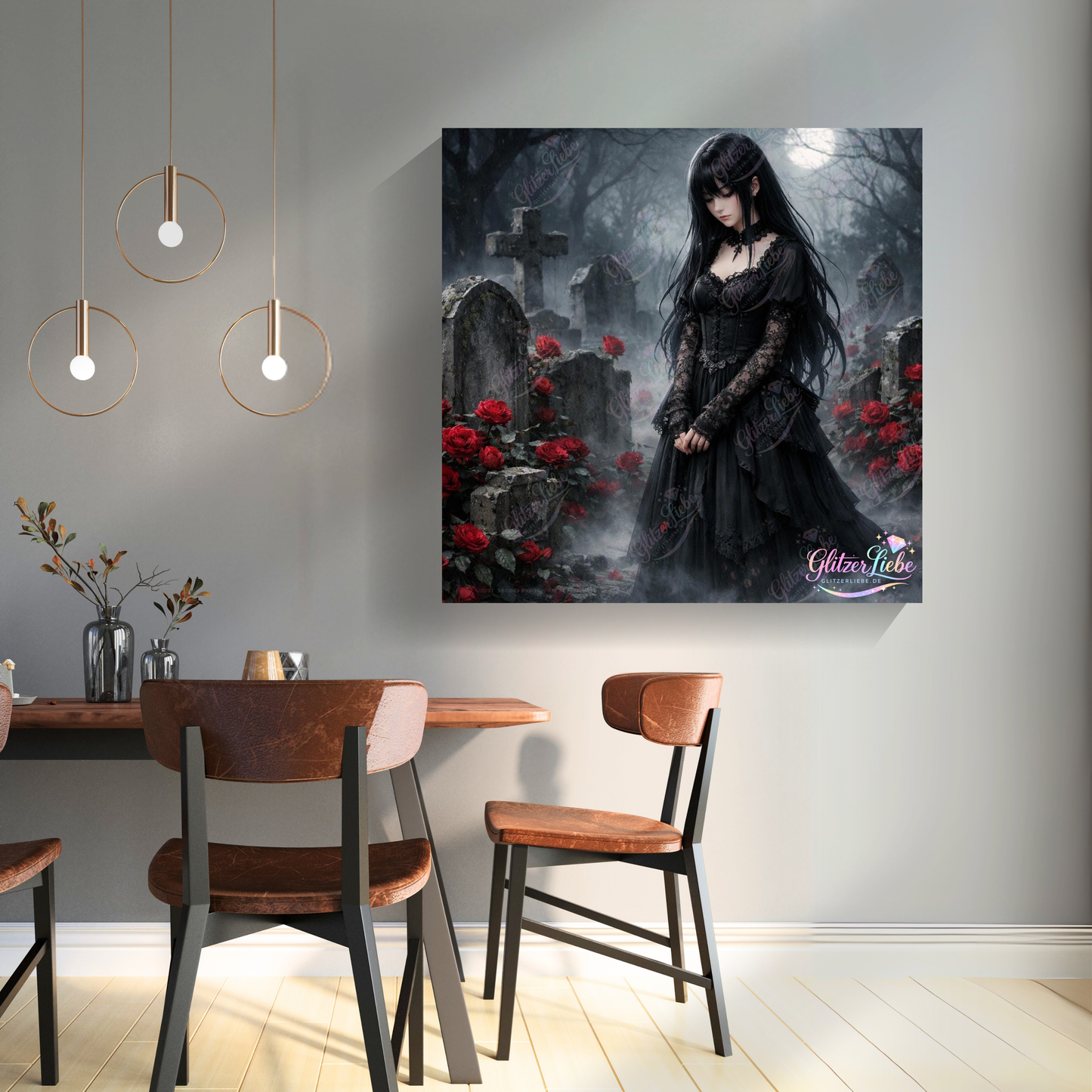 Diamond Painting "Lady der verlorenen Seelen" by ALKIRA 85x85 cm mit 80 Farben, Vorbestellung