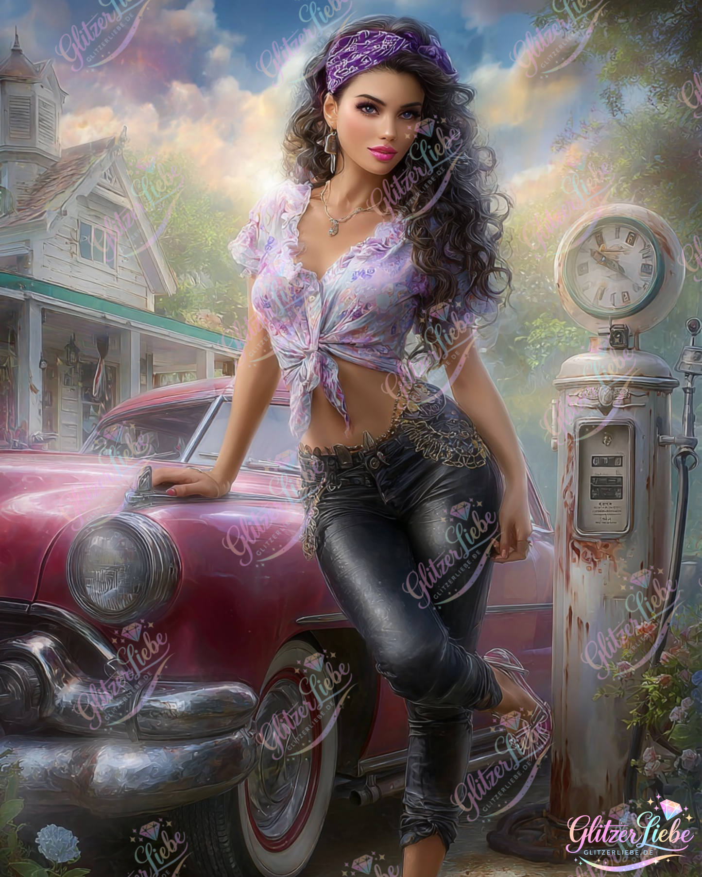 Diamond Painting "Retro Vibes" by Maggie 75x100 cm, 201 Farben, Vorbestellung