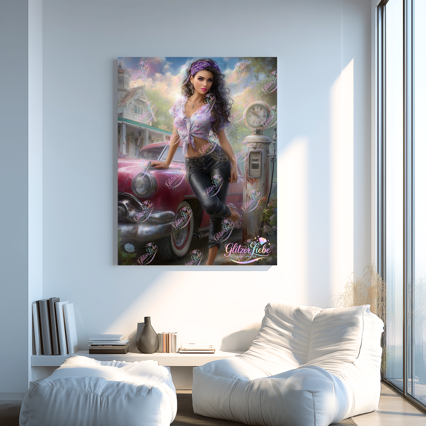 Diamond Painting "Retro Vibes" by Maggie 75x100 cm, 201 Farben, Vorbestellung