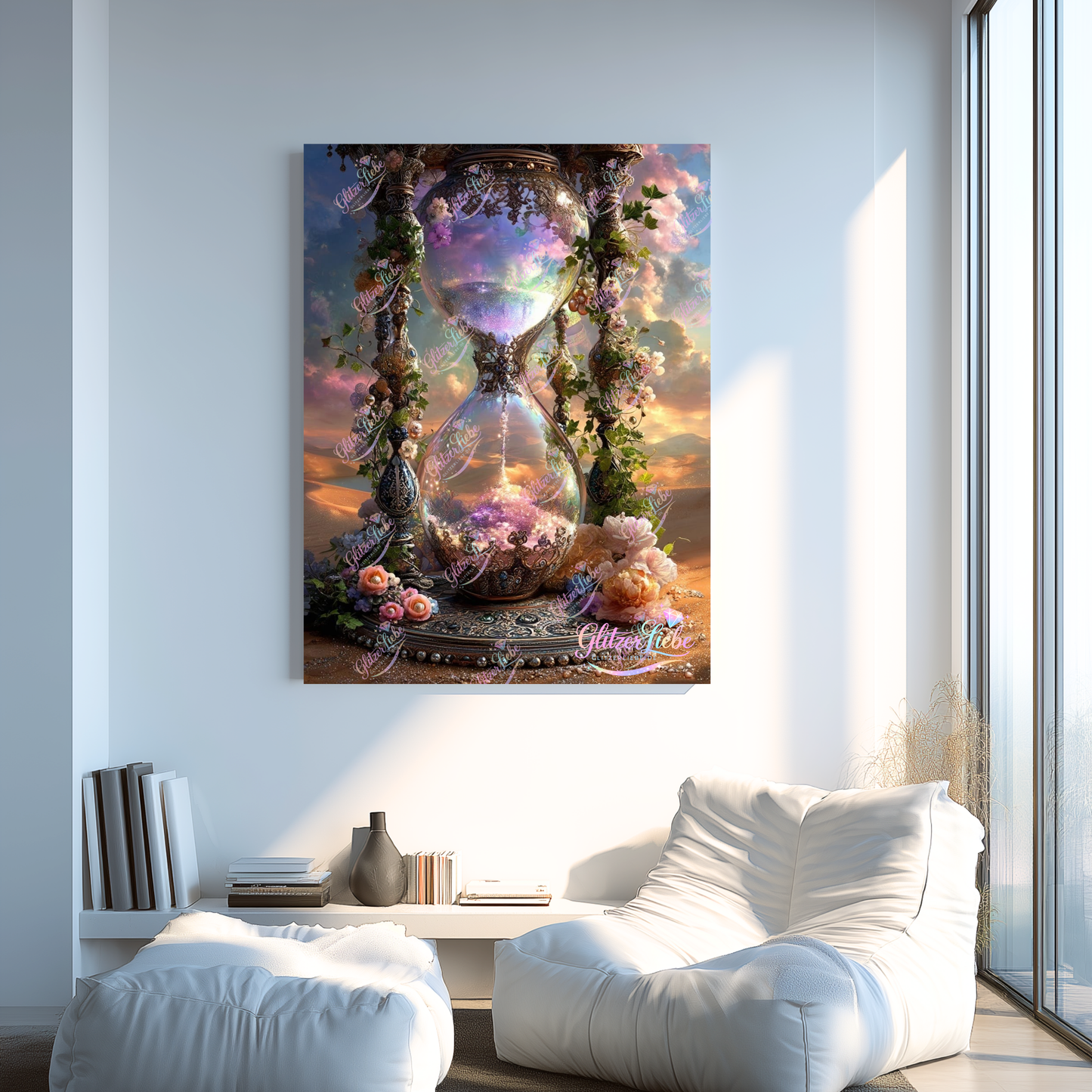 Diamond Painting "Der Sand der Zeit" by ManuVany A.i , 70x90 cm, 233 Farben, Vorbestellung