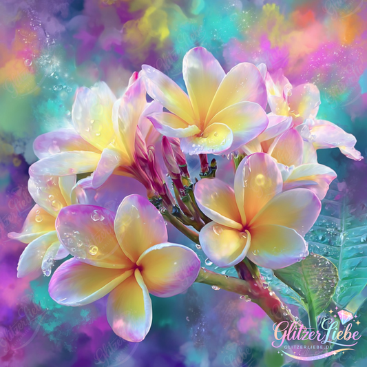 Diamond Painting "Harmonie der Blüten" 80x80, 120 Farben, Vorbestellung