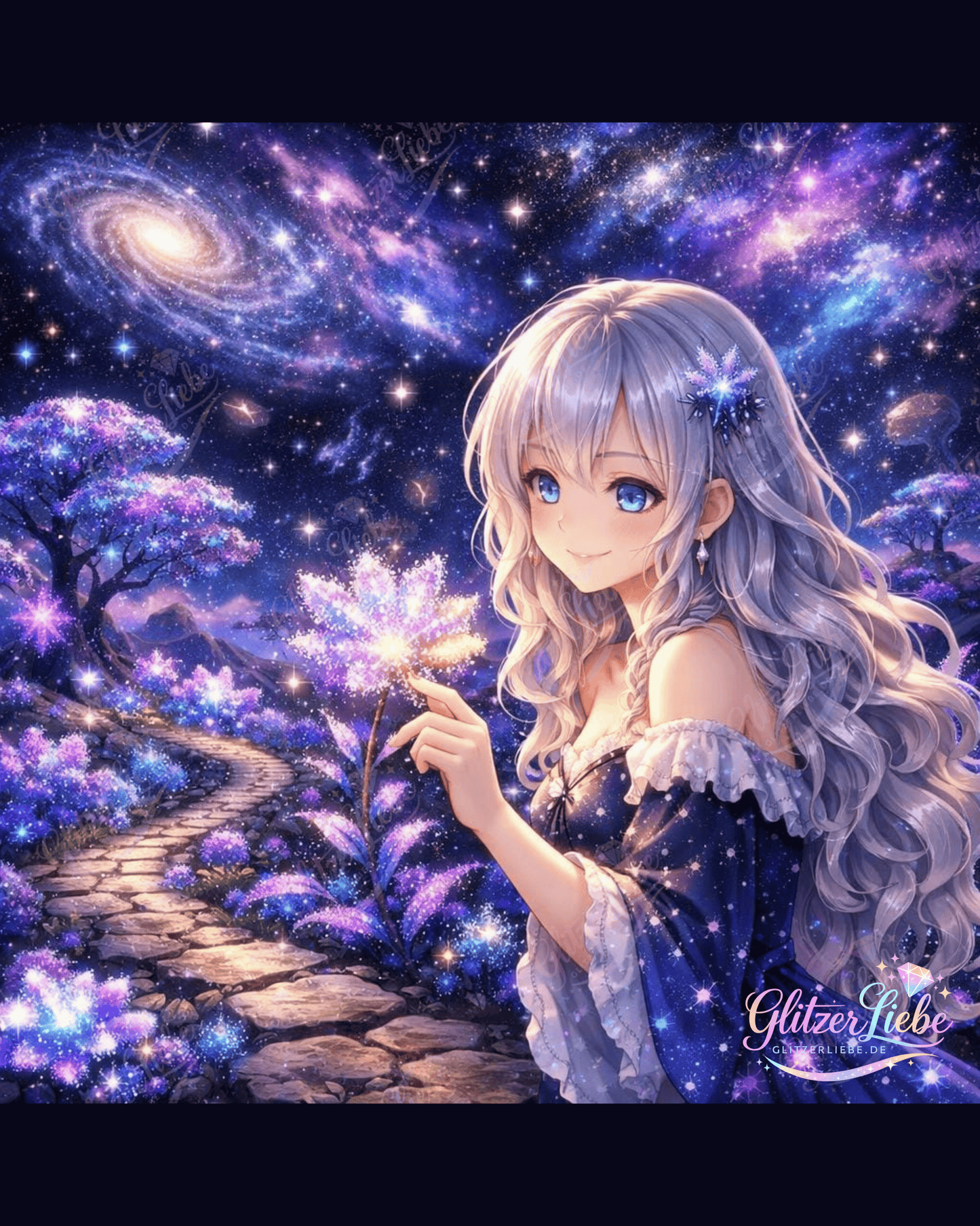 Diamond Painting "Der Sternenpfad" by ALKIRA 80x80 cm mit 233 Farben, Vorbestellung