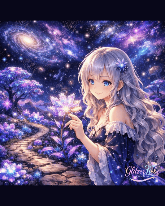 Diamond Painting "Der Sternenpfad" by ALKIRA 80x80 cm mit 233 Farben, Vorbestellung