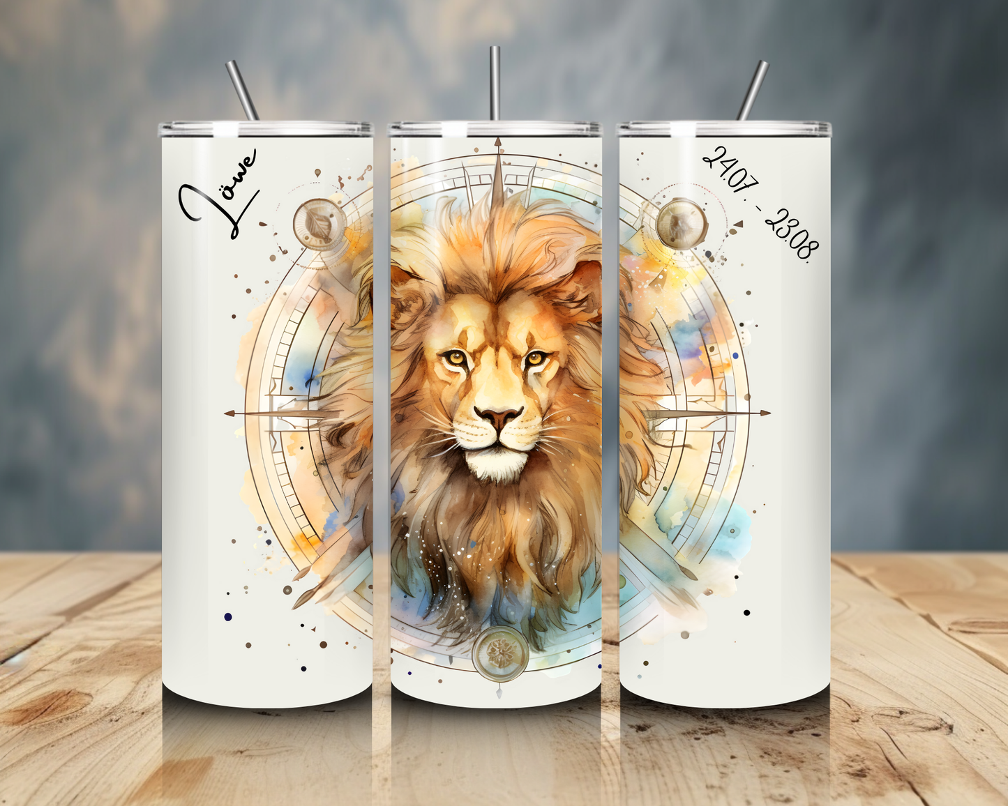 Tumbler "Sternzeichen Löwe"