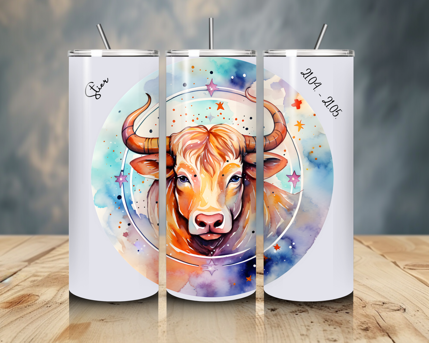 Tumbler "Sternzeichen Stier"
