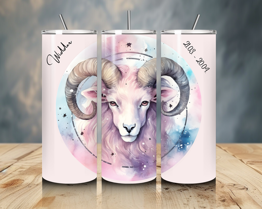 Tumbler "Sternzeichen Widder"