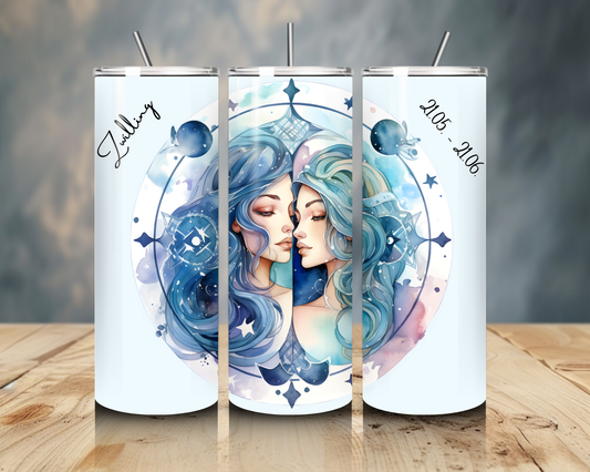 Tumbler "Sternzeichen Zwilling"