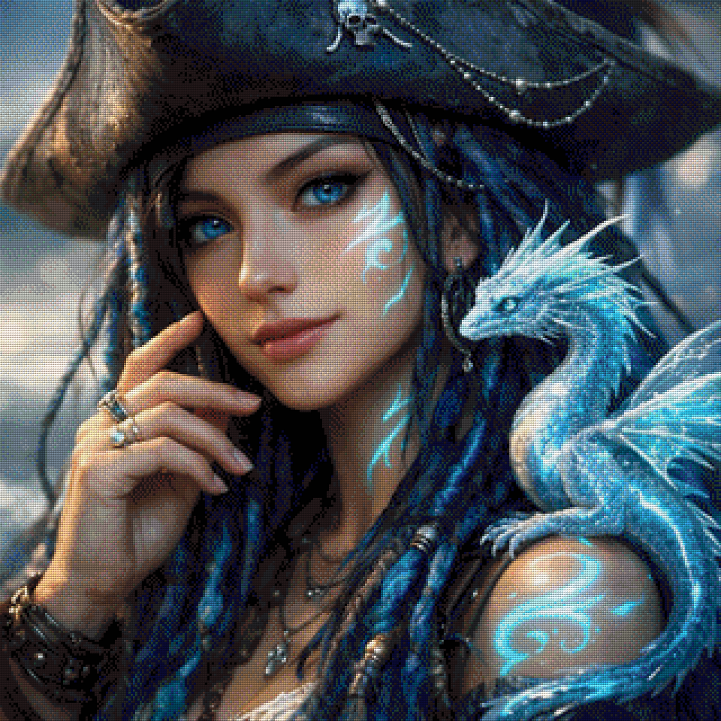 Diamond Painting "Tideborn" by ALKIRA 80x80 cm mit 143 Farben, Vorbestellung