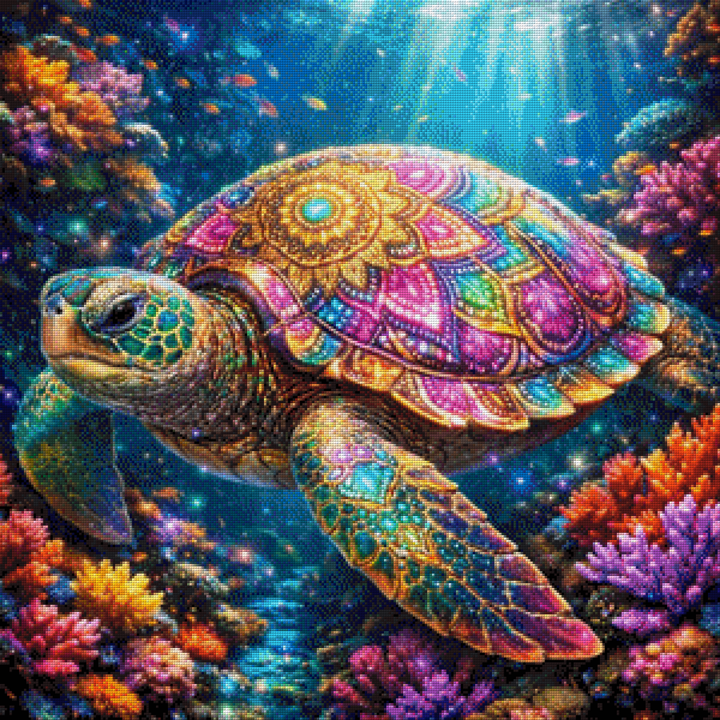 Diamond Painting "Luminous elder" by ALKIRA 75x75 cm mit 249 Farben, Vorbestellung