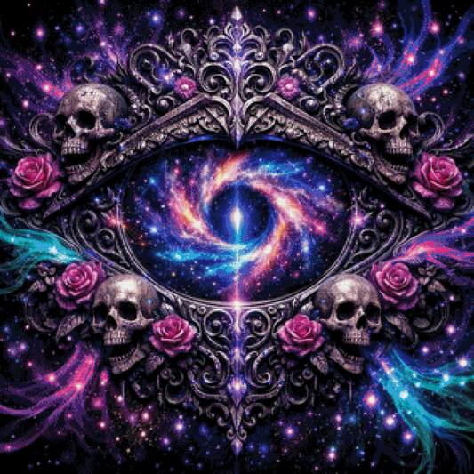 Diamond Painting "Portal of the Damned" by ALKIRA 85x85 cm mit 228 Farben, Vorbestellung