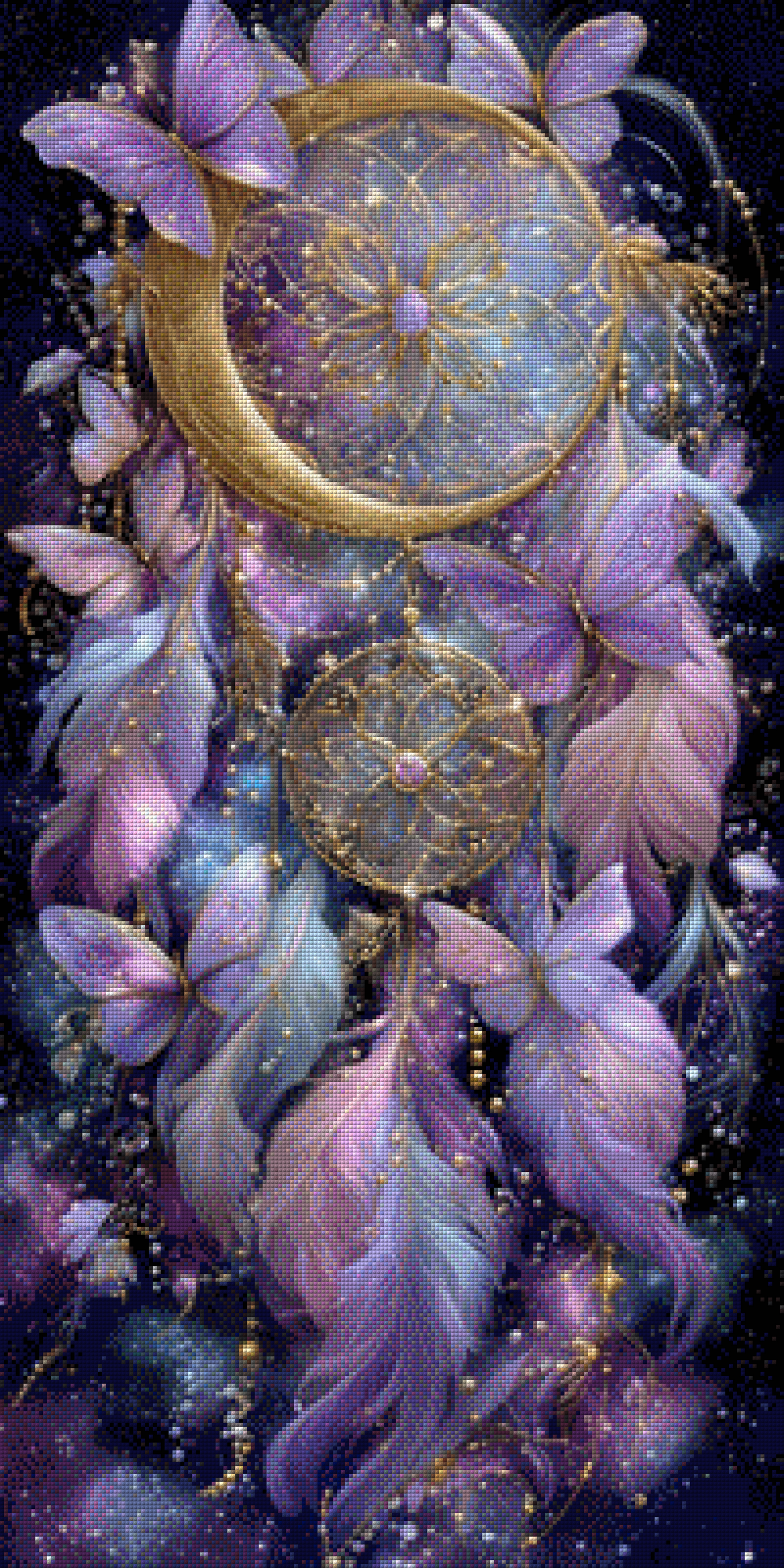 Diamond Painting "Butterfly Dreams" by Sandrietta_ai, 50x100 cm mit 158 Farben, Vorbestellung