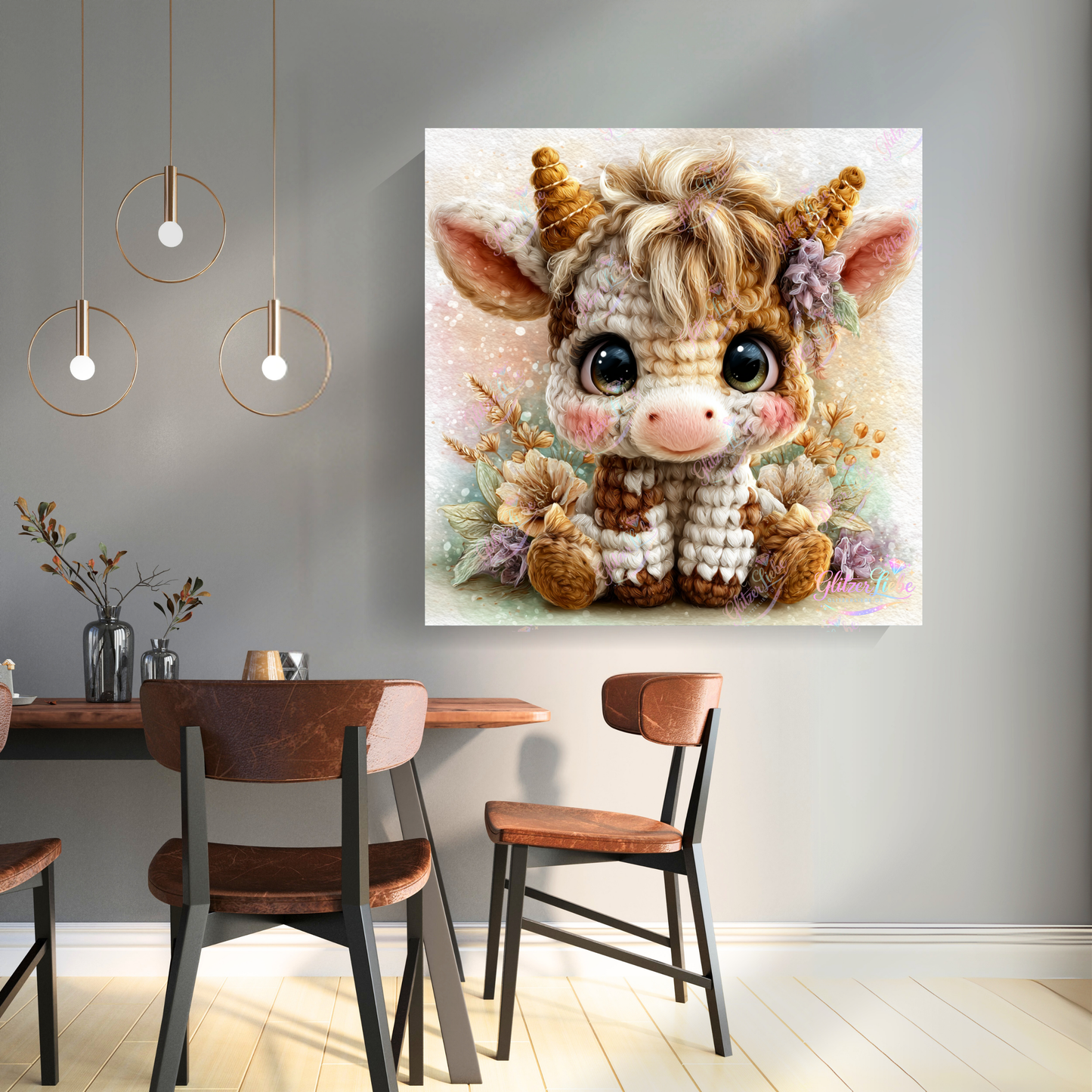 Diamond Painting "Luise" by Lisa Morgan, 50x50 cm, 99 Farben, Vorbestellung