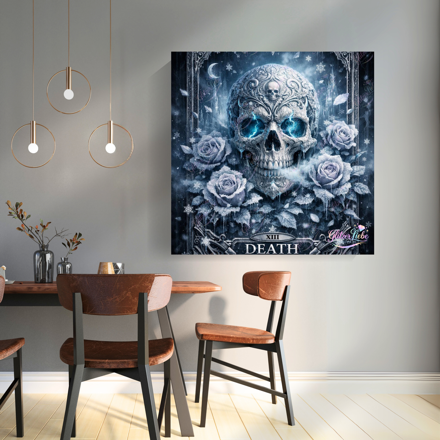 Diamond Painting "Winters last breath" by ALKIRA 80x80 cm mit 101 Farben, Vorbestellung