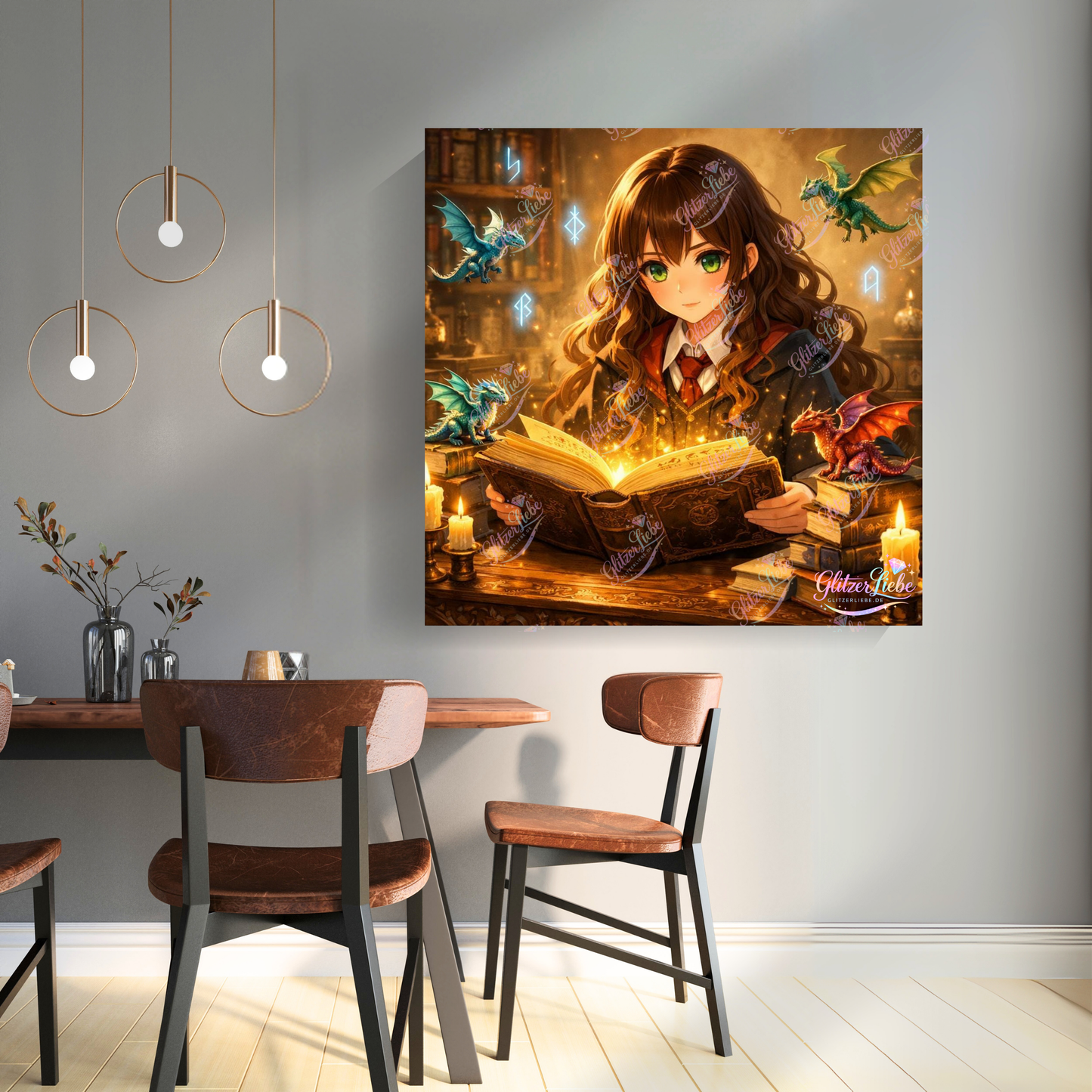 Diamond Painting "Das Buch der Drachen" by ALKIRA 60x60 cm, 247 Farben, Vorbestellung