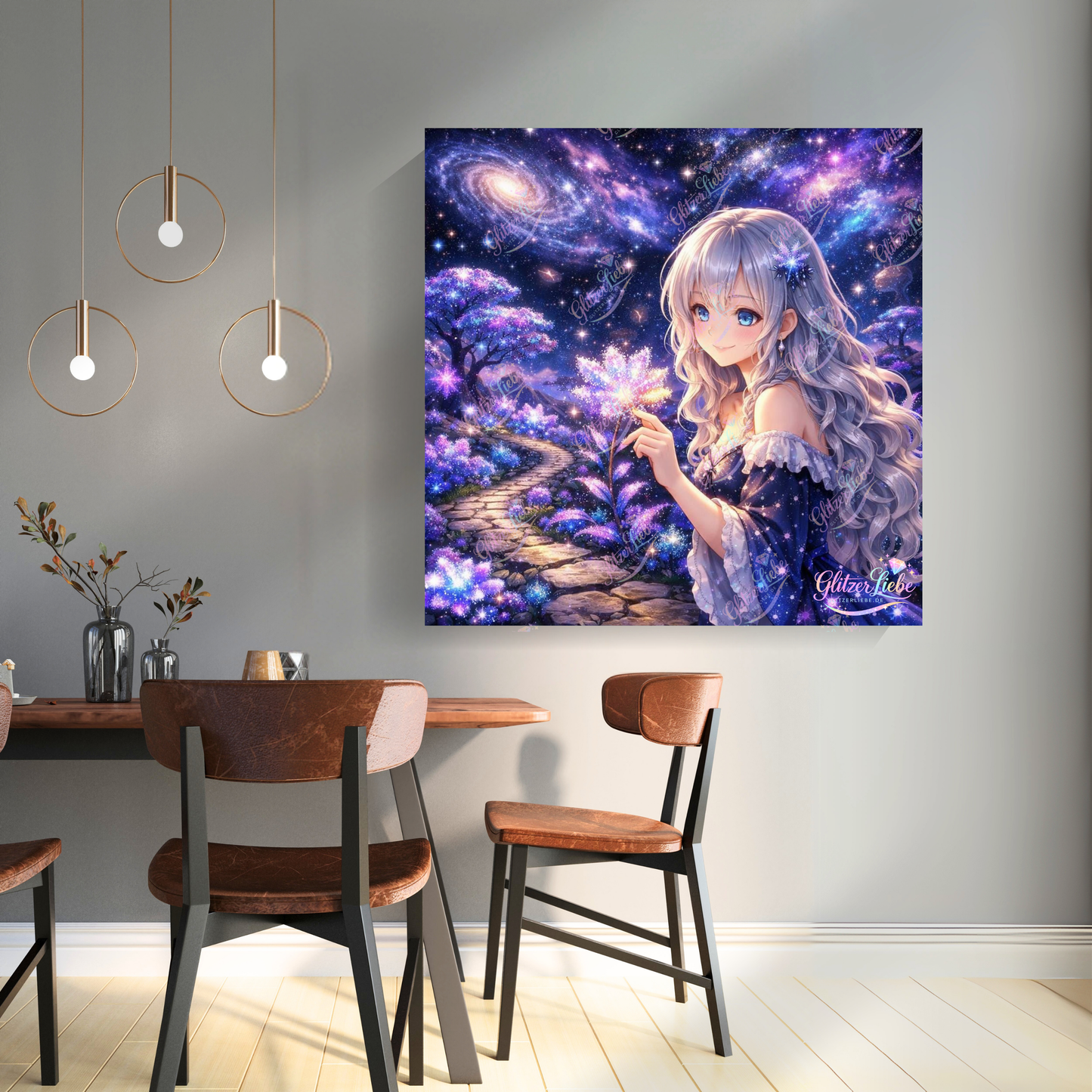 Diamond Painting "Der Sternenpfad" by ALKIRA 80x80 cm mit 233 Farben, Vorbestellung